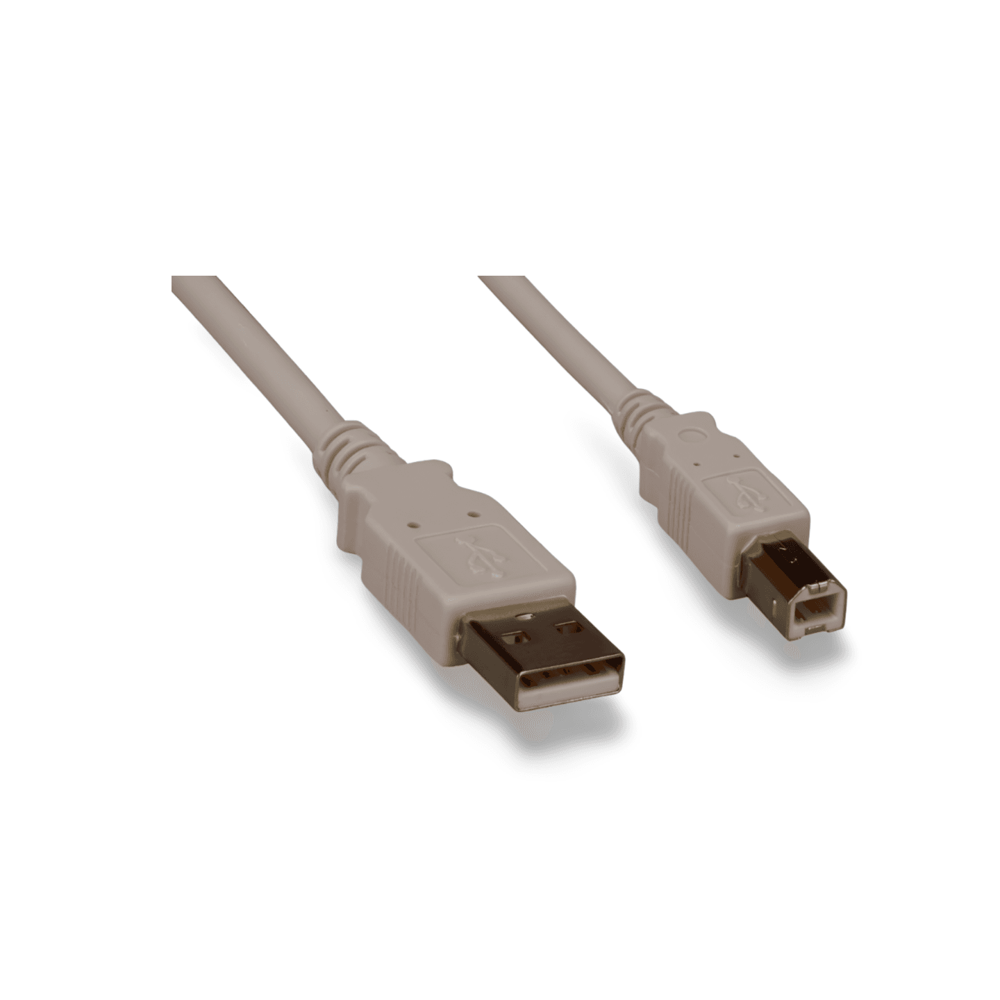 15ft USB 2.0 Computer Cable Type A Male to Type B Male white