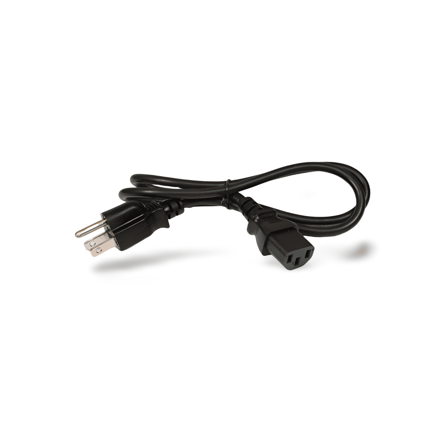 3ft Universal Power Cord NEMA 5 15P to IEC320C13 18 AWG black